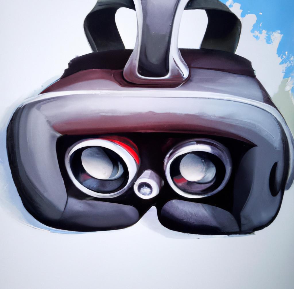 Oil Painting of VR Headset